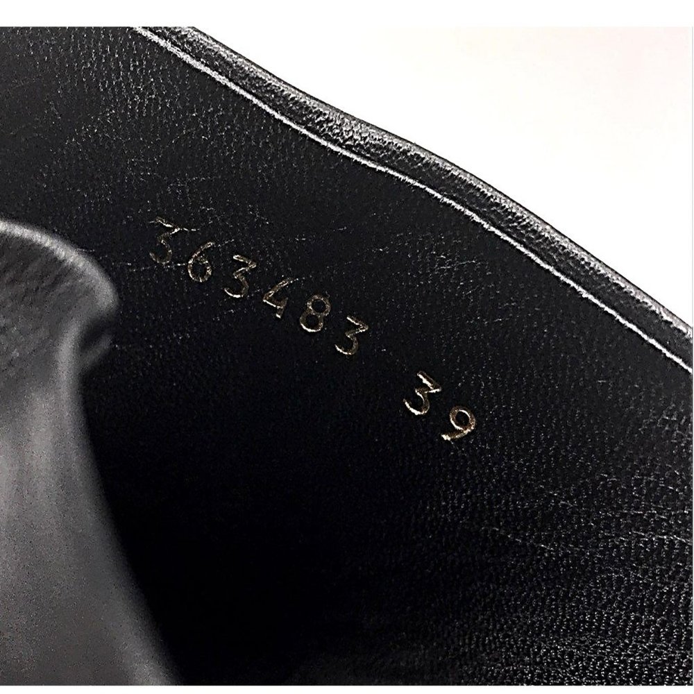 BALENCIAGA * LEATHER LOW WEDGE SLIDE - Picture 5 of 8